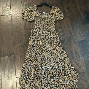 Baltic Born navy floral maxi dress